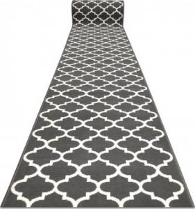 Dywany Łuszczów CHODNIK BCF MORAD Trelis koniczyna marokańska antracyt 90 cm, 90x850 cm 1