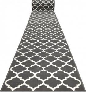 Dywany Łuszczów CHODNIK BCF MORAD Trelis koniczyna marokańska antracyt 60 cm, 60x1400 cm 1