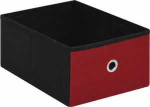 vidaXL vidaXL Składana ławka ze schowkiem, bordo, 76x38x38 cm, sztuczny len 8