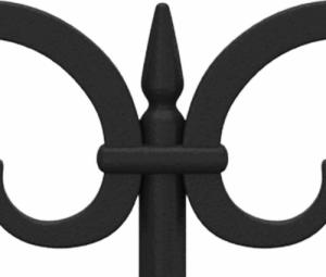 vidaXL Obrzeża trawnikowe, 17 szt., czarne, 10 m, PP 5