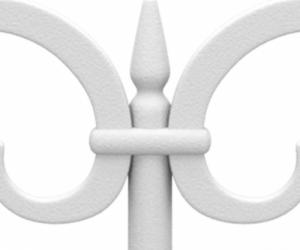 vidaXL Obrzeża trawnikowe, 17 szt., białe, 10 m, PP 5