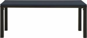vidaXL vidaXL Ławka ogrodowa, 110 cm, stal i WPC, czarna 3