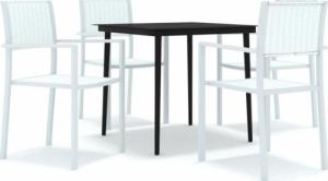 vidaXL vidaXL 5-częściowy zestaw mebli ogrodowych, biały 2