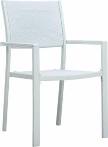 vidaXL vidaXL 5-częściowy zestaw mebli ogrodowych, biały 4