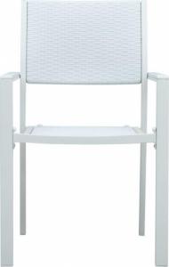 vidaXL vidaXL 5-częściowy zestaw mebli ogrodowych, biały 5