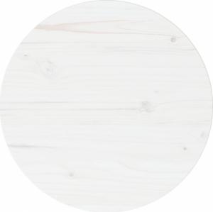 vidaXL vidaXL Blat stołu, biały, 40x2,5 cm, lite drewno sosnowe 1