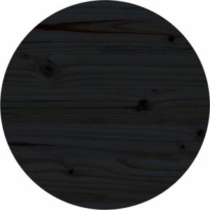 vidaXL vidaXL Blat stołu, czarny, 40x2,5 cm, lite drewno sosnowe 1