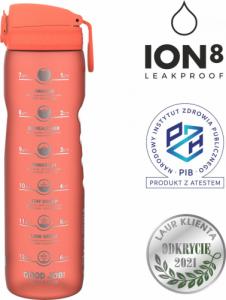 ion8 Butelka motywującą do picia wody miarka motywacyjna ION8 BPA Free Motivator 1