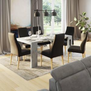 Selsey SELSEY Włoski stół rozkładany Roma 90x45-186 cm Beton 2