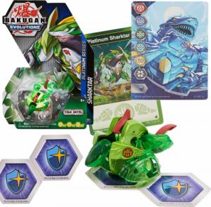 Figurka Spin Master Bakugan Evolutions Platinum Series figurka Sharktar + karty 1