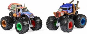 Spin Master Monster Jam 2 ciężarówki zestaw Salvager i Double Decker 2