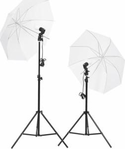 Lampa studyjna vidaXL vidaXL Studyjny zestaw oświetleniowy ze statywami i parasolkami 1