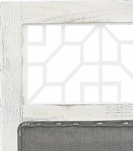 vidaXL Parawan 3-panelowy, szary, 105 x 165 cm, tkanina 5