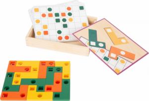 Small Foot Drewniana układanka logiczna gra edukacyjna Tetris 1