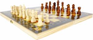 Mega Creative Szachy drewniane Zestaw klasycznych gier 2w1 w skrzynce 8