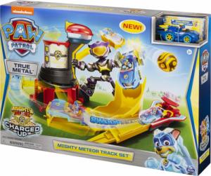 Spin Master Psi Patrol Mighty Pups tor Potężny Meteor i 7 pojazdów metalowych 11