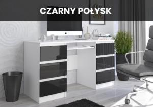 Biurko Mobene Modern N-32 Białe 140 cm x 50 cm 2