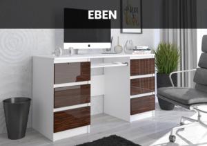 Biurko Mobene Modern N-32 Białe 140 cm x 50 cm 5