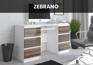 Biurko Mobene Modern N-32 Białe 140 cm x 50 cm 6