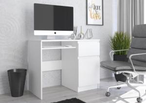 Biurko Mobene Modern N-33 Białe 96 cm x 50 cm 2