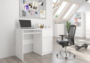 Biurko Mobene Modern N-33 Białe 96 cm x 50 cm 3