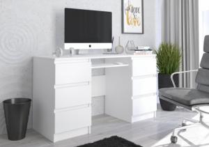 Biurko Mobene Modern N-32 Białe 140 cm x 50 cm 2