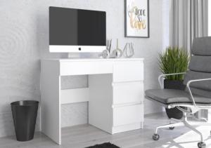 Biurko Mobene Modern N-34 Białe 96 cm x 50 cm 2