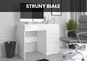 Biurko Mobene Modern Białe 90 cm x 50 cm 3