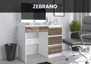 Biurko Mobene Modern Białe 90 cm x 50 cm 4