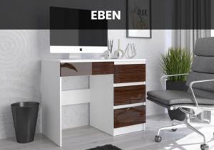 Biurko Mobene Modern Białe 90 cm x 50 cm 5