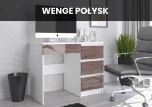 Biurko Mobene Modern Białe 90 cm x 50 cm 7