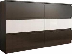 Mobene KOMODA 120 SZAFKA WENGE WYSOKI POŁYSK LAKIER FRONT R120 MOBENE 1