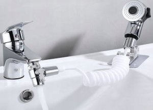 KFA 842-065-00 RĄCZKA NATRYSKU MOZA 3-FUNK. OKRĄGŁA CHROM // RN.00.MOZA-CHROM 5