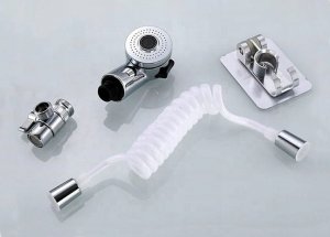 KFA 842-065-00 RĄCZKA NATRYSKU MOZA 3-FUNK. OKRĄGŁA CHROM // RN.00.MOZA-CHROM 6