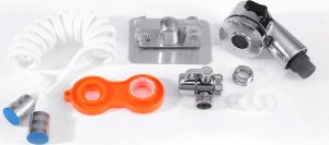 KFA 842-065-00 RĄCZKA NATRYSKU MOZA 3-FUNK. OKRĄGŁA CHROM // RN.00.MOZA-CHROM 8