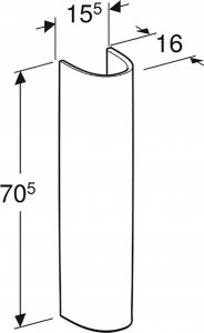 Cersanit 77001000 POSTUMENT UMYWALKOWY IDOL // CE.KOID.PPU 3