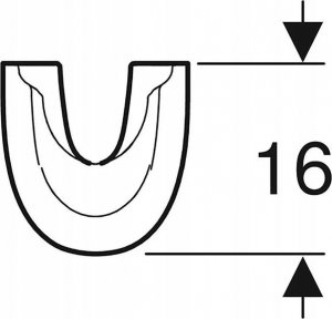 Cersanit 77001000 POSTUMENT UMYWALKOWY IDOL // CE.KOID.PPU 6