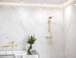 Hansgrohe Mydelniczka, złoty optyczny polerowany 4