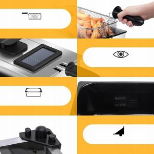 Frytkownica Aigostar  Aigostar Ushas 30Hez - 3-Litrowa Frytkownica 2200W 5