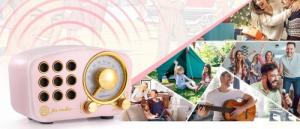 Radio Feegar Feegar Retro Radio Kuchenne Bt 4.2 Vintage Aux 6