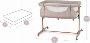 MoMi Łóżeczko Dostawne Turystyczne 4w1 Smart Bed 11
