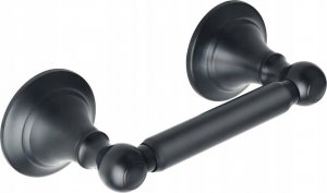 Hansgrohe Uchwyt na papier toaletowy z półką, czarny matowy 3