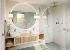 Hansgrohe Uchwyt do drzwi prysznicowych , złoty optyczny polerowany 3