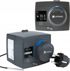 Afriso Regulator stałotemperaturowy ACT 343 ProClick , 1 czujnik, 230 V AC, 10-90°C 5