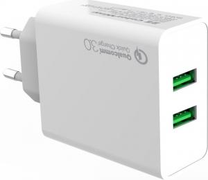 Ładowarka ColorWay 2x USB-A 3 A (CW-CHS017Q-WT) 2