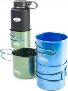 GSI Outdoors Kubek Stalowy Turystyczny Bottle Cup Blue 591 ml 3
