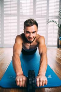 4yourhealth Kółko Roller Do Ćwiczeń Mięśni Brzucha AB Wheel 3