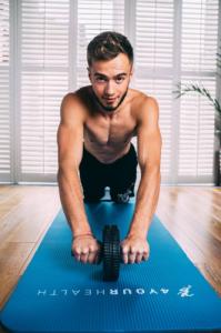 4yourhealth Kółko Roller Do Ćwiczeń Mięśni Brzucha AB Wheel 4