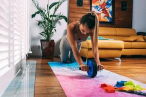 4yourhealth Kółko Roller Do Ćwiczeń Mięśni Brzucha AB Wheel 9