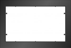 Przycisk spłukujący Tece TECEnow - Ramka dystansowa czarna 2